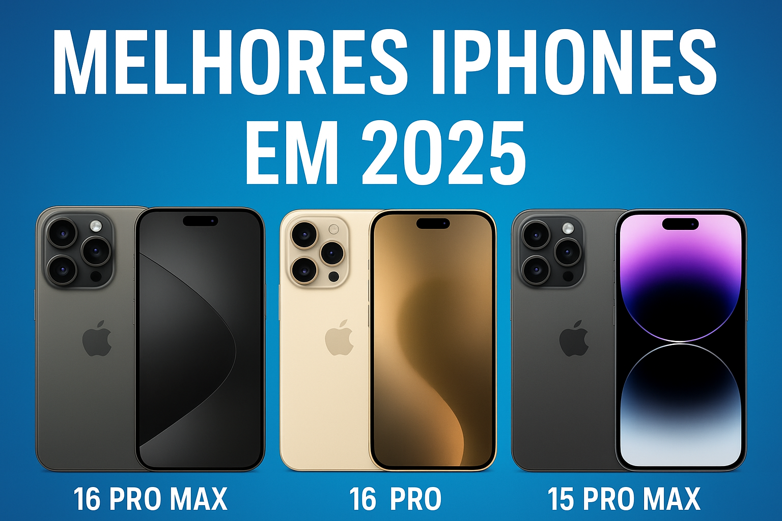 Os 5 Melhores iPhones Para Comprar em 2025 (Guia Completo + Dicas de Compra)